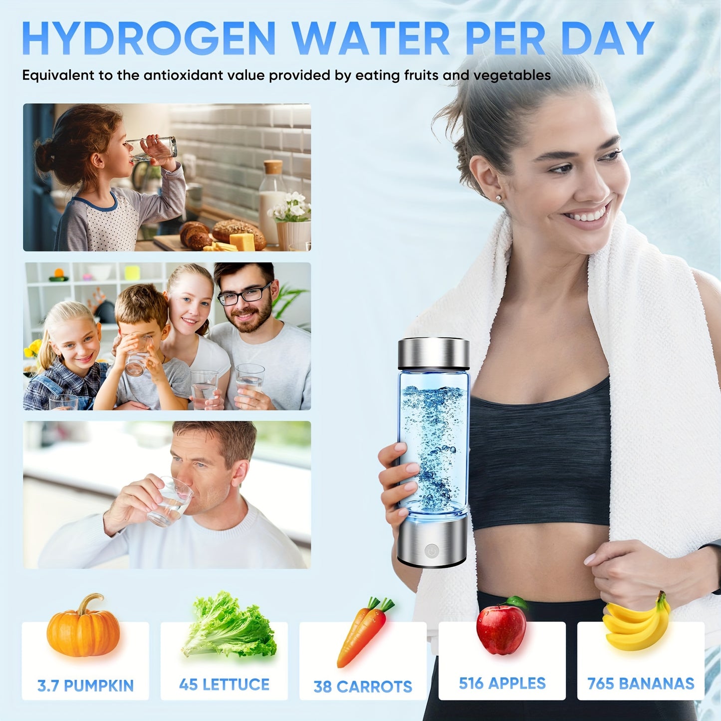 Hydrogen Water Bottle