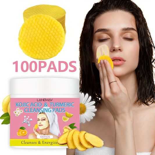 Back in-stock!! Turmeric Kojic Acid Exfoliating Cleansing Pads