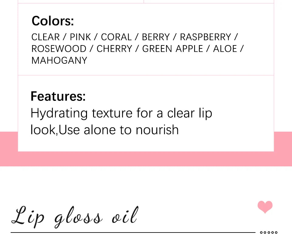 Lip Oil Plumping Gloss